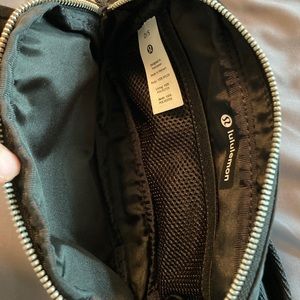 Lululemon Crossbody Belt Bag Black and White